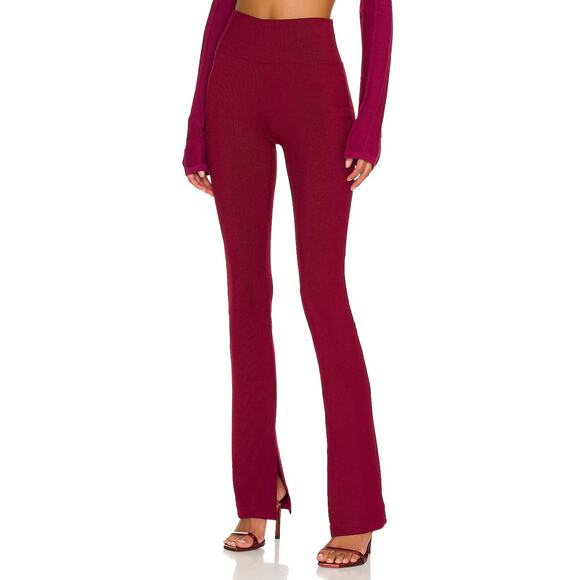 NICHOLAS Pants - Nicholas Ribbed Prune Delia Leggings Size 0